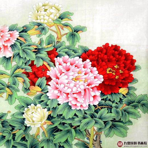 李兆生《花开富贵》68*178cm 花鸟横幅作品 茶室/卧室挂画 商品图4