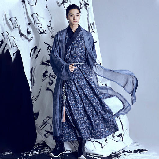 一人之下 华裳九州半亭风汉服 溯源奇门无羁 王也宋制交领衫 腾讯动漫官方 商品图2