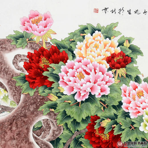 李兆生《吉祥富贵》68*178cm 花鸟横幅作品 茶室/卧室挂画 商品图3