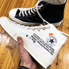 Virgil Abloh限量 OFF White x Converse Chuck 1970S 经典帆布高帮板鞋“OW黑白阴阳 商品缩略图1