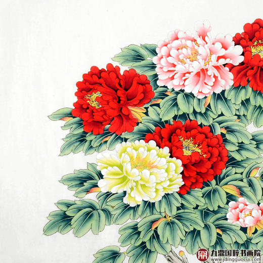 李兆生《国色天香》68*178cm 花鸟横幅作品 茶室/卧室挂画 商品图2