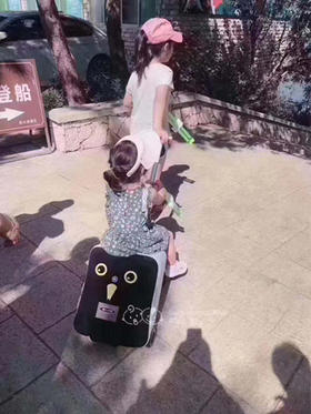 #出行神器#MICRO米高懒人拉杆箱