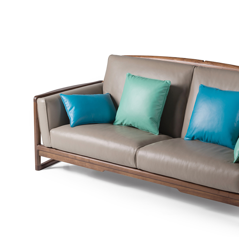 铜木主义 千里江山艺术家具(黑胡桃版)客厅家具 沙发 花架 - 铜师傅