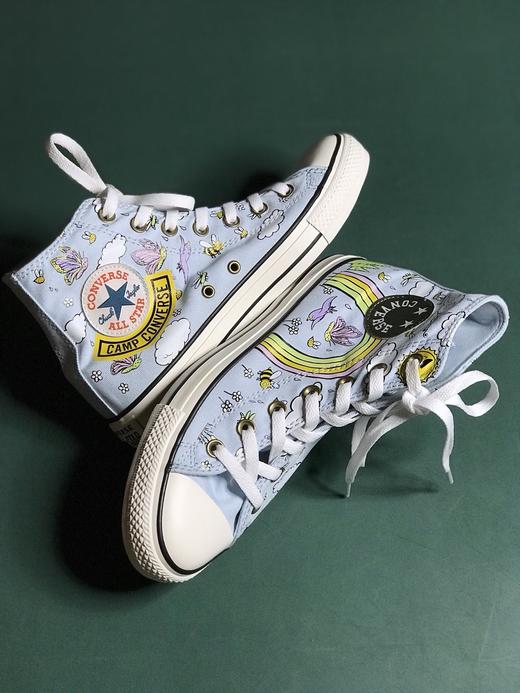 CONVERSE匡威官方 Chuck Taylor All Star 高帮帆布 独角兽小马宝莉印花 商品图0