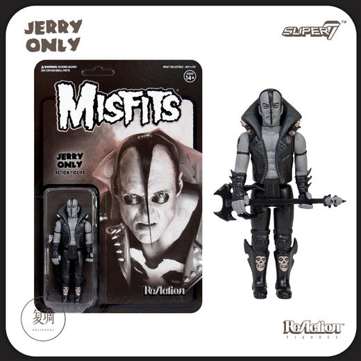 Super7 Misfits Jerry Only 黑金系列1 复古 挂卡 商品图2