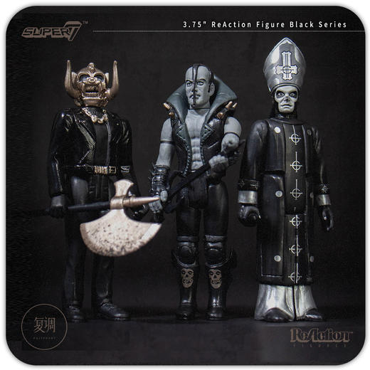 Super7 Ghost Papa Emeritus 黑金系列1 复古 挂卡 商品图3