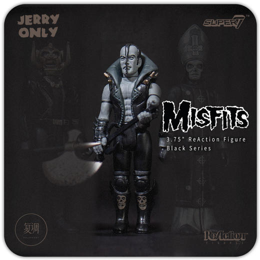 Super7 Misfits Jerry Only 黑金系列1 复古 挂卡 商品图0