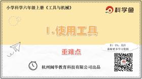 6.1.1《使用工具》重难点提升课程