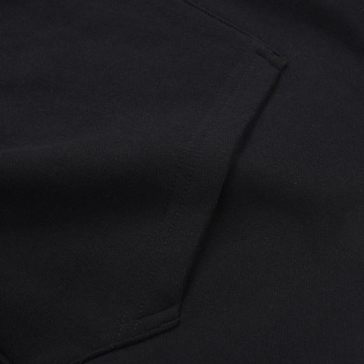 LW 宽帽绳 黑色连帽卫衣/帽衫外套 Z-6012 商品图8