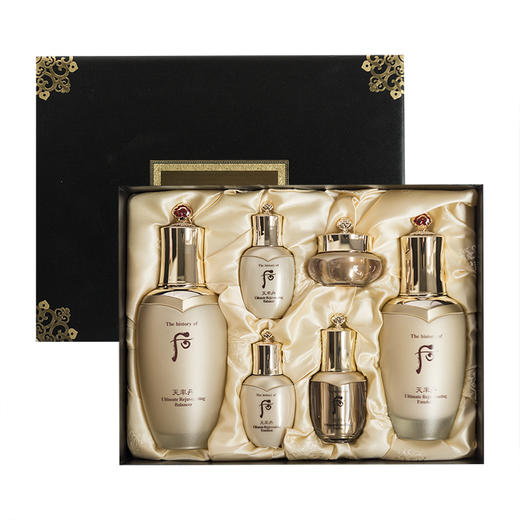 韩国WHOO后天率丹水乳面霜三件高端套装面部套盒改善细纹 两件套礼盒 商品图4