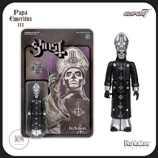Super7 Ghost Papa Emeritus 黑金系列1 复古 挂卡 商品图2