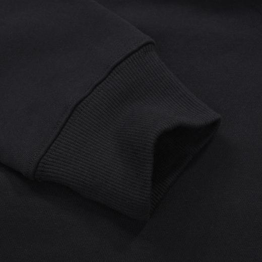 LW 宽帽绳 黑色连帽卫衣/帽衫外套 Z-6012 商品图11