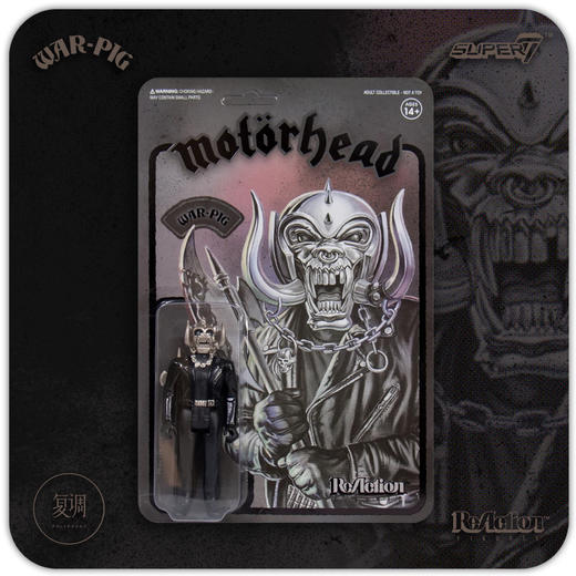 Super7 Motorhead Warpig 黑金系列1 复古 挂卡 商品图1