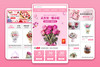 5折优惠券|礼品鲜花店铺模板 商品缩略图0