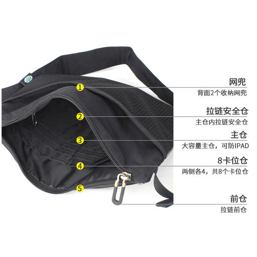 杉木山装 男女款 日系小挎包单肩包 休闲潮包 B0396 商品图6