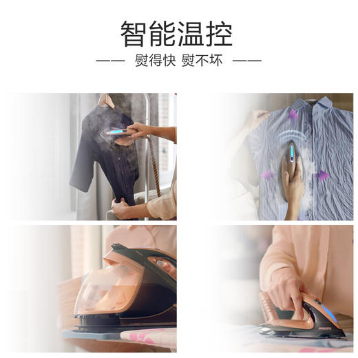 【飞利浦】电熨斗家用GC9683/88 蒸汽增压式手持挂烫机熨烫衣服电烫斗小型 商品图2