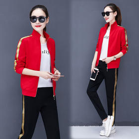 XMH-HX-1802时尚韩版潮牌休闲运动三件套