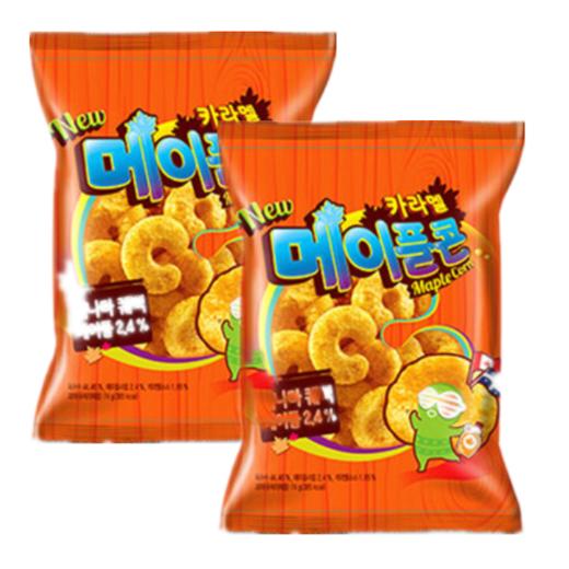 [묶음]크라운 카라멜콘메이플콘74g*2 商品图0