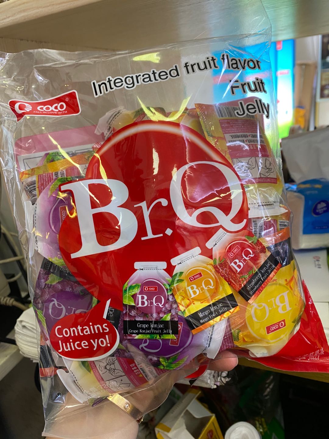 综合水果味果冻