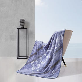 HBMT-022 HUGO BOSS LOGO条纹毯（钴蓝）