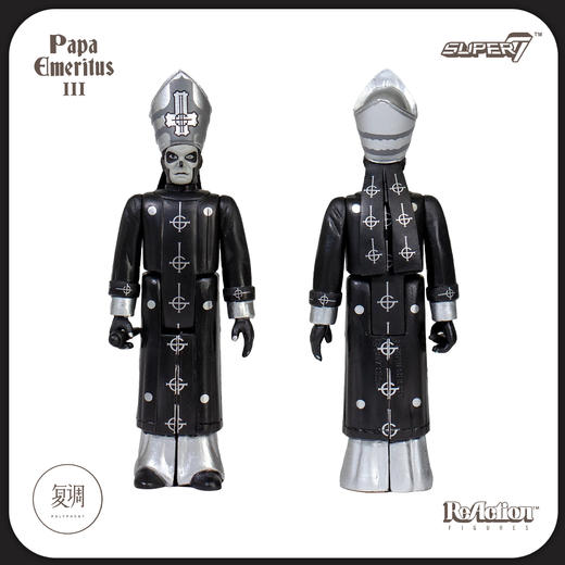 Super7 Ghost Papa Emeritus 黑金系列1 复古 挂卡 商品图1