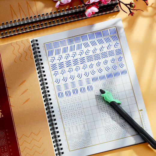 控笔训练字帖硬笔书法成人初学练字儿童入门笔画偏旁临摹凹槽字帖 商品图6