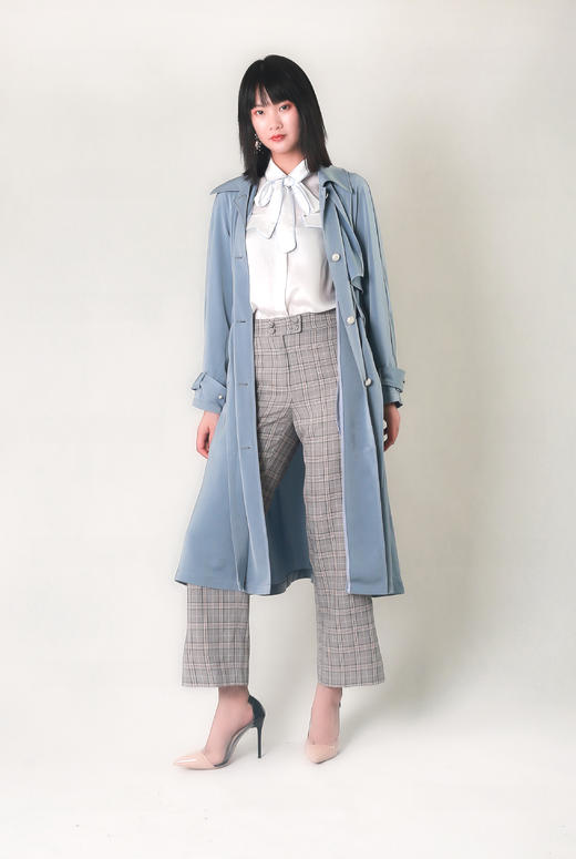 单排扣风衣 商品图2