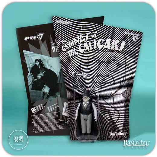 Super7 卡里加里博士的小屋 Dr Caligari 复古 挂卡 商品图3