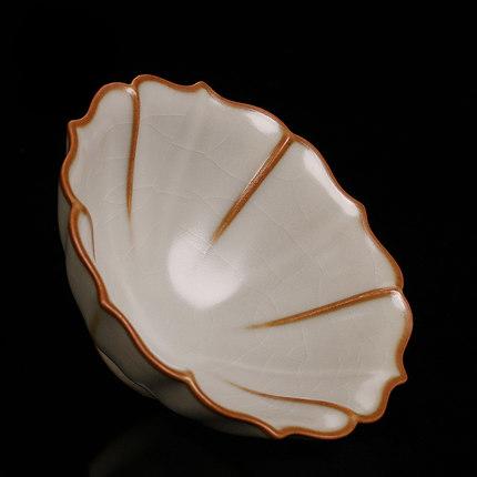 仿古陶瓷汝窑茶具小茶杯纯手工主人杯品茗杯单杯开片可养冰裂正品 商品图2