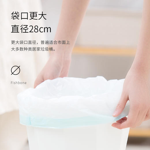 （积分兑换）洁致垃圾袋5卷装 商品图3