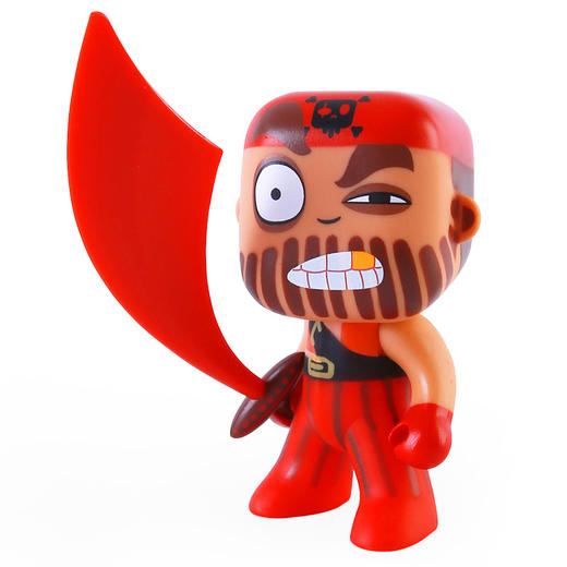 法国djeco海盗系列公仔手办手偶男孩潮玩摆件可爱娃娃收藏玩具 商品图0