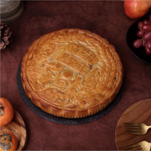 海龙阁月饼伍仁金腿2斤 五仁月饼金腿伍仁2斤礼盒装（1000克*1只） 商品图1