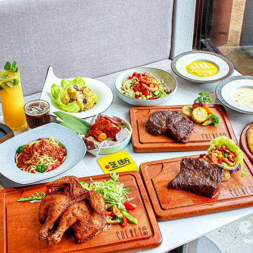 【吃断】su cafe苏和（新达城店）超值双人牛扒套餐178元抢购 商品图14