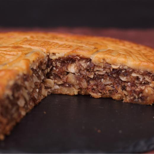 海龙阁月饼伍仁金腿2斤 五仁月饼金腿伍仁2斤礼盒装（1000克*1只） 商品图2