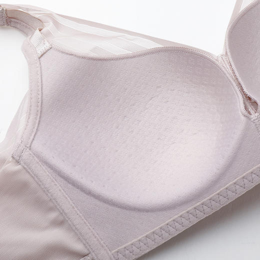 雅黛丽夏季内衣女薄款无钢圈内衣女士网纱聚拢调整型文胸DYW0694 商品图3