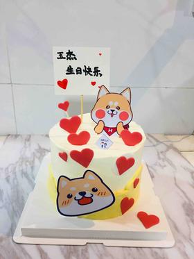 柴犬卡通打印 下单前请仔细阅读商品详情