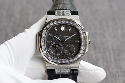 PFF Factory横空出世 再创辉煌 V2升级版 倾情奉献【市场最高品质版本】百达翡丽PP运动系列（鹦鹉螺）5724（霸道总裁）升级版！所有功能同正品（10字位动能显示，7字位日历和月相 4字位小 商品图0