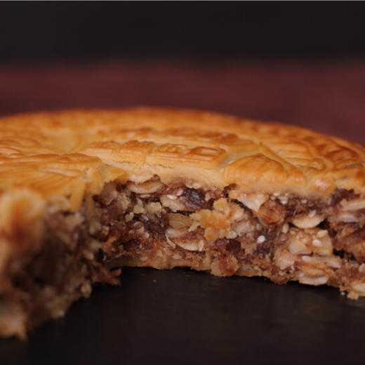 海龙阁月饼伍仁金腿1斤 （500克*1只） 商品图2