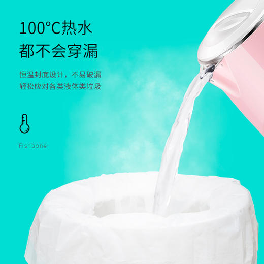 （积分兑换）洁致垃圾袋5卷装 商品图4