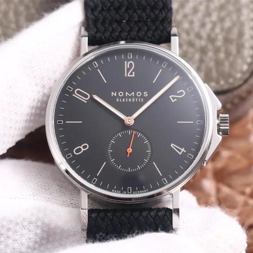 MKS。NOMOS诺mo斯TANGOMAT系列139腕表，定制版DUW 一体机芯，稀有马臀皮材质表带，尺寸35mm，中性腕表，皮表带，透底，自动机械机芯 商品图0