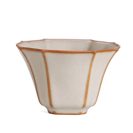 汝窑茶杯小茶盏开片可养纯手工功夫茶主人杯个人单杯女品茗杯大号 商品图4