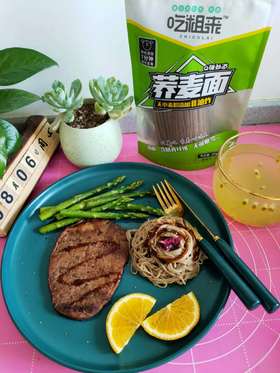 蒙清吃粗来荞麦面300g非油炸无小麦粉