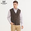 METTE羊绒世家2020秋新品男100%山羊绒针织背心保暖无袖开衫马甲 商品缩略图0