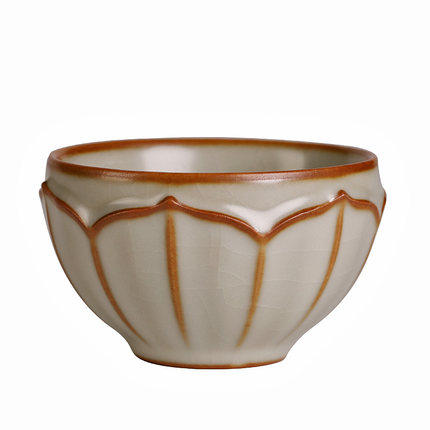 汝窑功夫茶主人杯单杯纯手工汝瓷小茶杯单个开片可养品茗杯女中式 商品图4