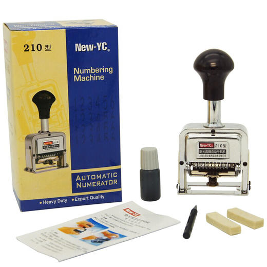 新元昌210自动号码机手动打号编号批号生产日期10位数字章页码器 商品图0
