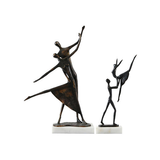 铜双人舞饰品摆件 商品图0