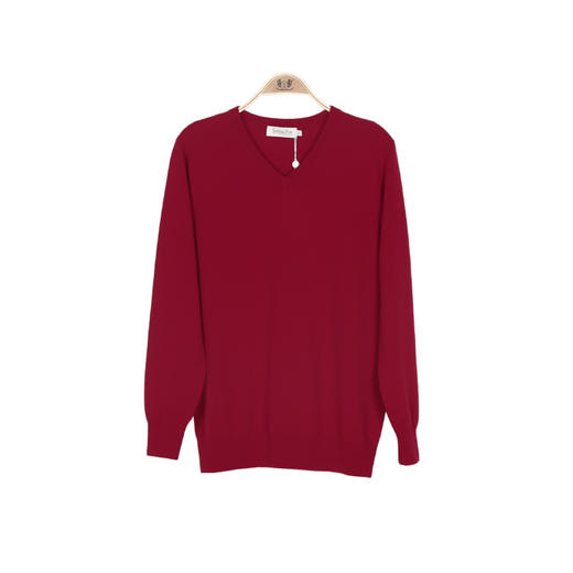 METTE羊绒世家2020秋冬新品男V领100%山羊绒衫时尚鸡心领针织毛衣 商品图12