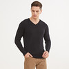 METTE羊绒世家2020秋冬新品男V领100%山羊绒衫时尚鸡心领针织毛衣 商品缩略图5