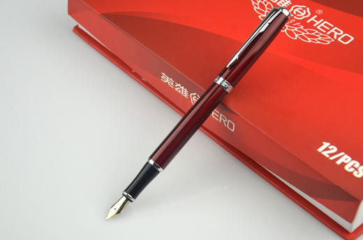hero英雄官方正品钢笔铱金1512 雅客美工弯尖书写练字签名学生成人商务书法硬笔 商品图3