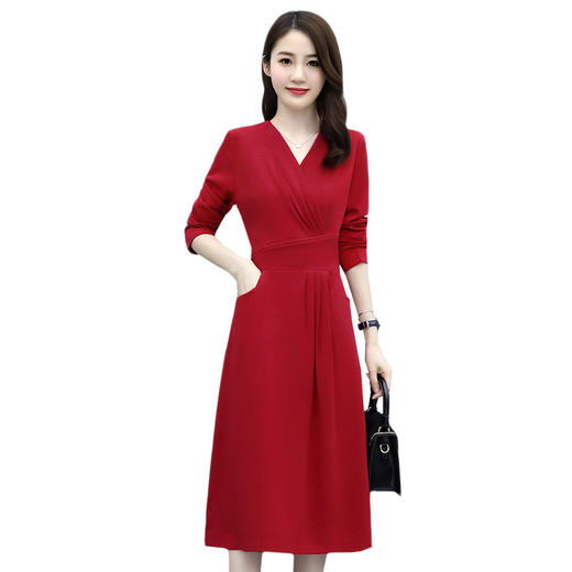 WZNH-OKYZ68572020秋季新款典雅气质时尚连衣裙 商品图4